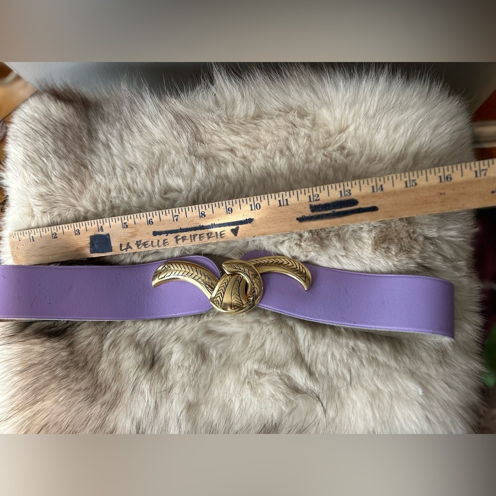 Vintage leather belt - Picture 12 of 14